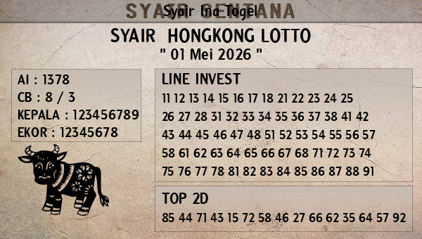 Prediksi Hongkong Lotto