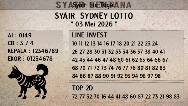 Prediksi Sydney Lotto