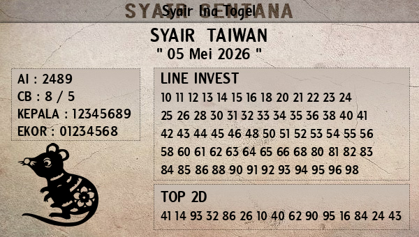 Prediksi Taiwan