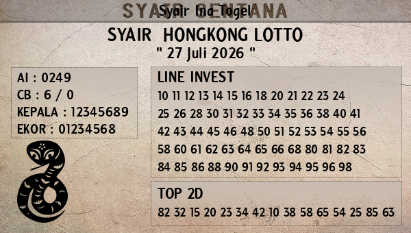 Prediksi Hongkong Lotto