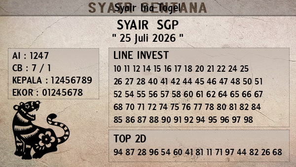 Prediksi SGP
