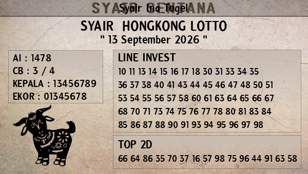 Prediksi Hongkong Lotto