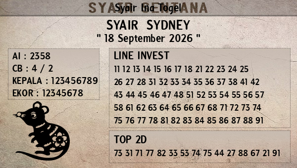 Prediksi Sydney