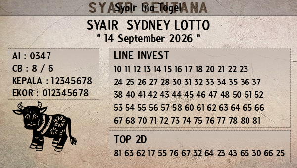 Prediksi Sydney Lotto