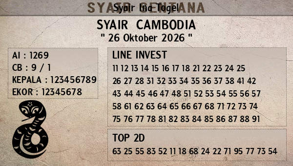 Prediksi Cambodia
