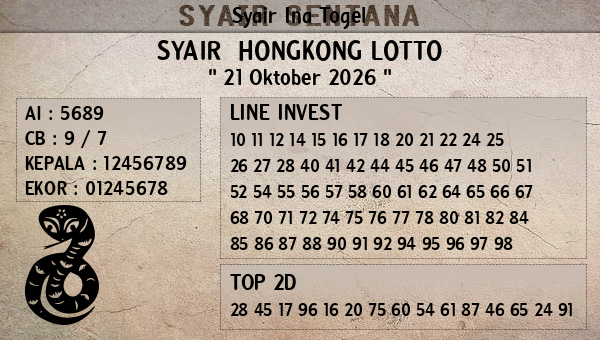 Prediksi Hongkong Lotto