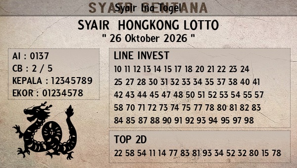 Prediksi Hongkong Lotto