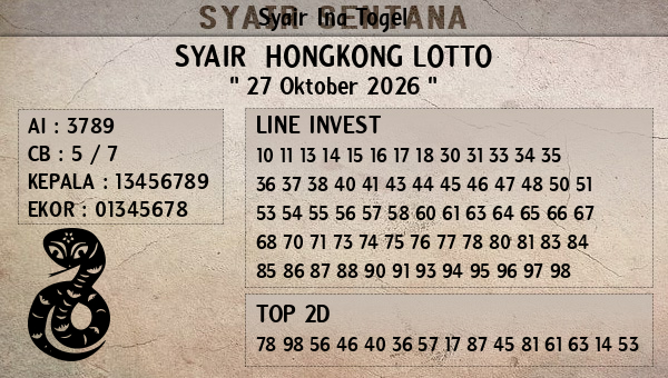 Prediksi Hongkong Lotto