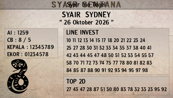 Prediksi Sydney